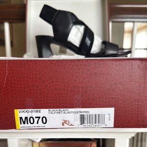 Donald J. Pliner Black Modern Heels